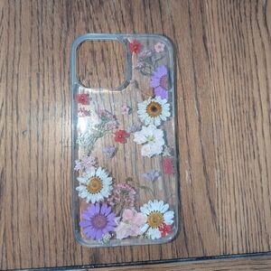 Pressed flower phone case